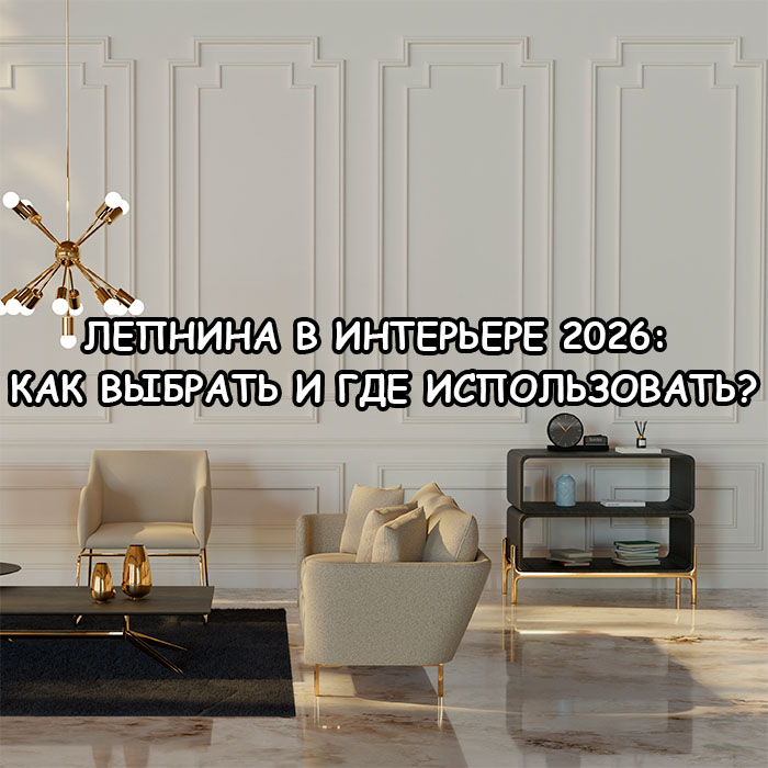 Лепнина в интерьере 2026: как выбрать и где использовать?