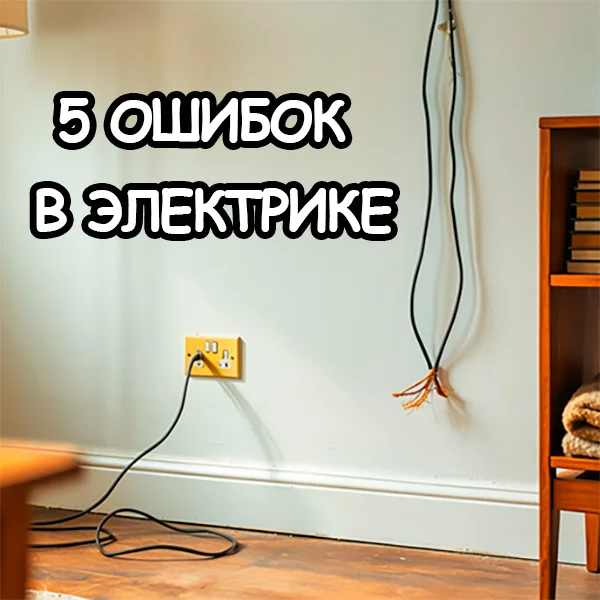 5 ошибок в электрике, которые сложно исправить - Советы Мастерской Уюта